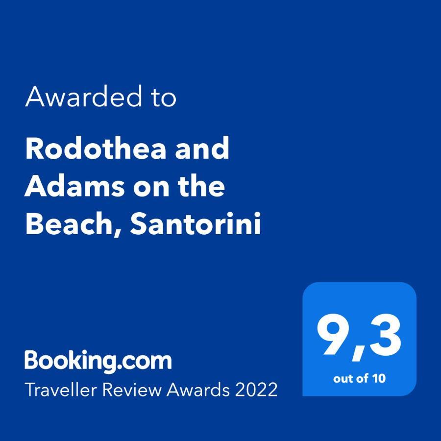 Rodothea And Adams On The Beach, Santorini 莫诺利索斯 外观 照片