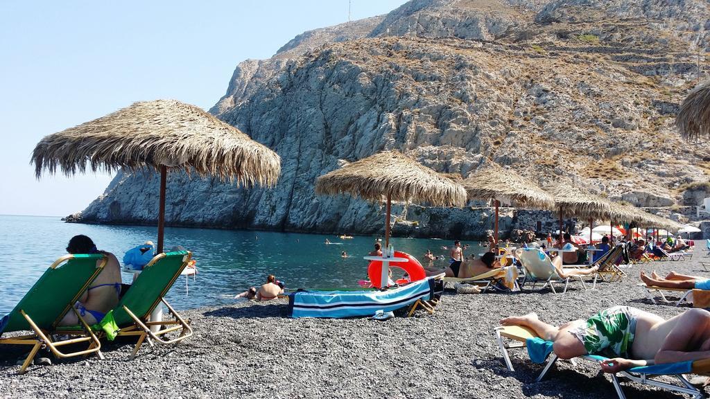 Rodothea And Adams On The Beach, Santorini 莫诺利索斯 外观 照片